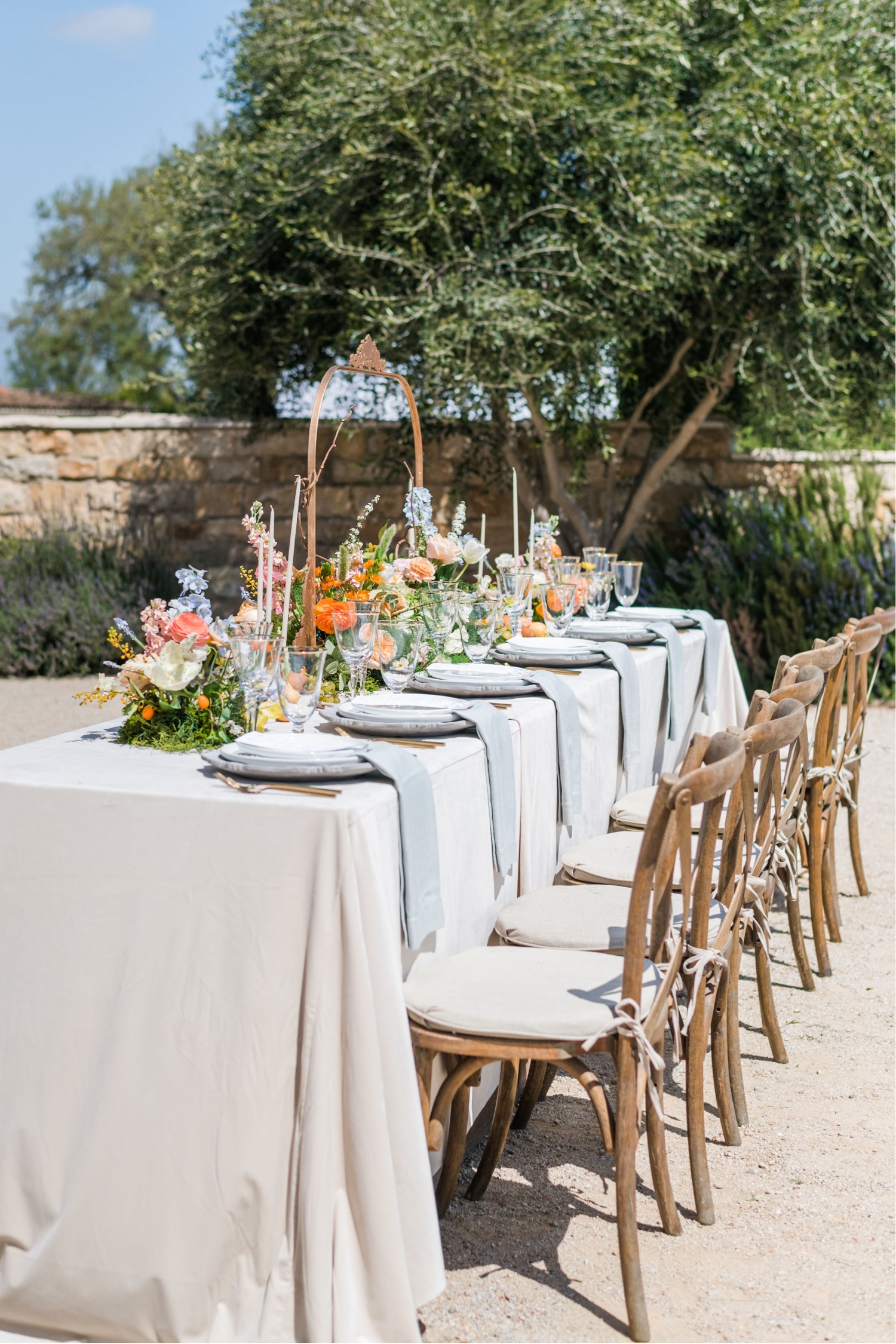wedding tablescape details