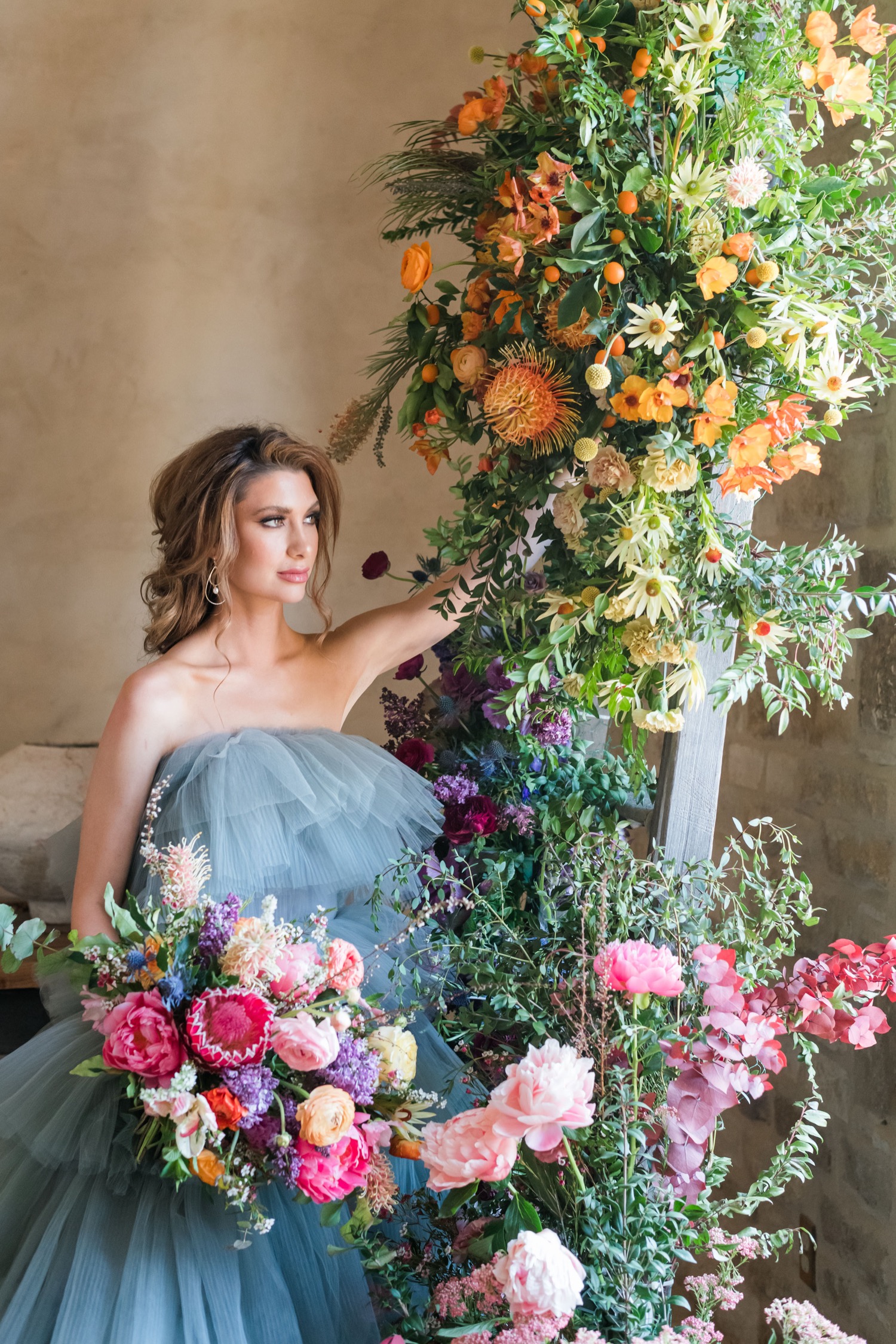 bridal portraits at sunstone winery in california
