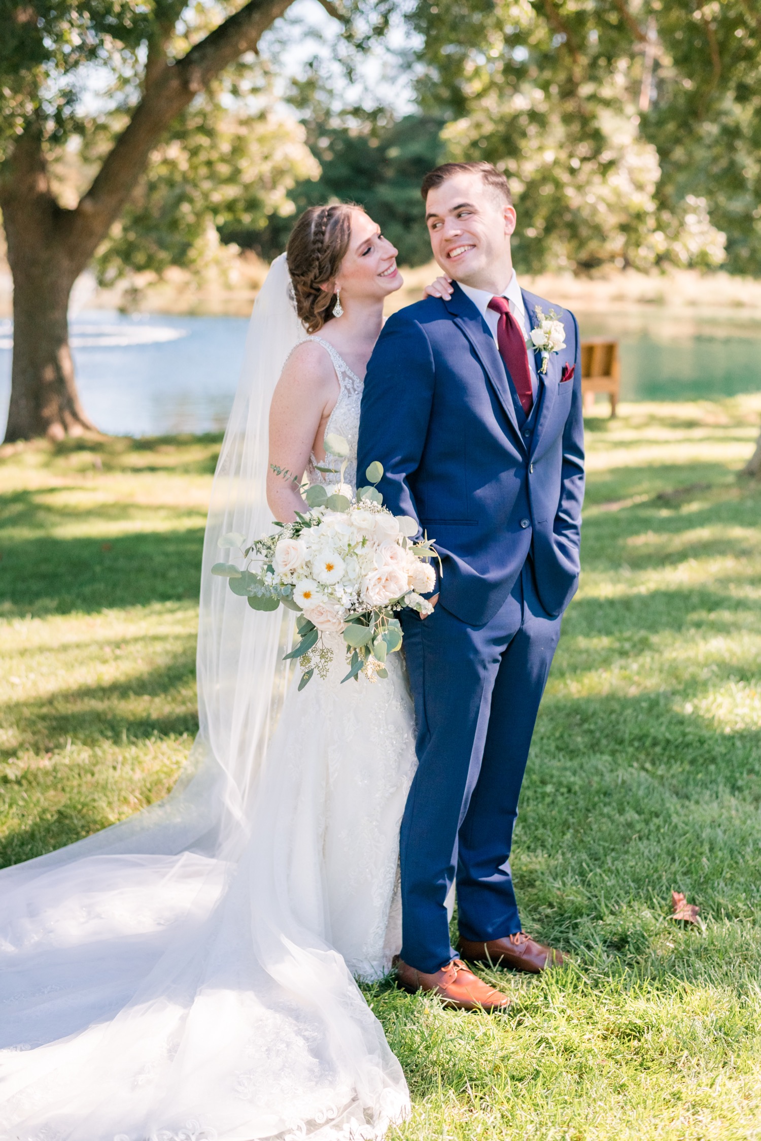 rustic maryland wedding at rosewood farms