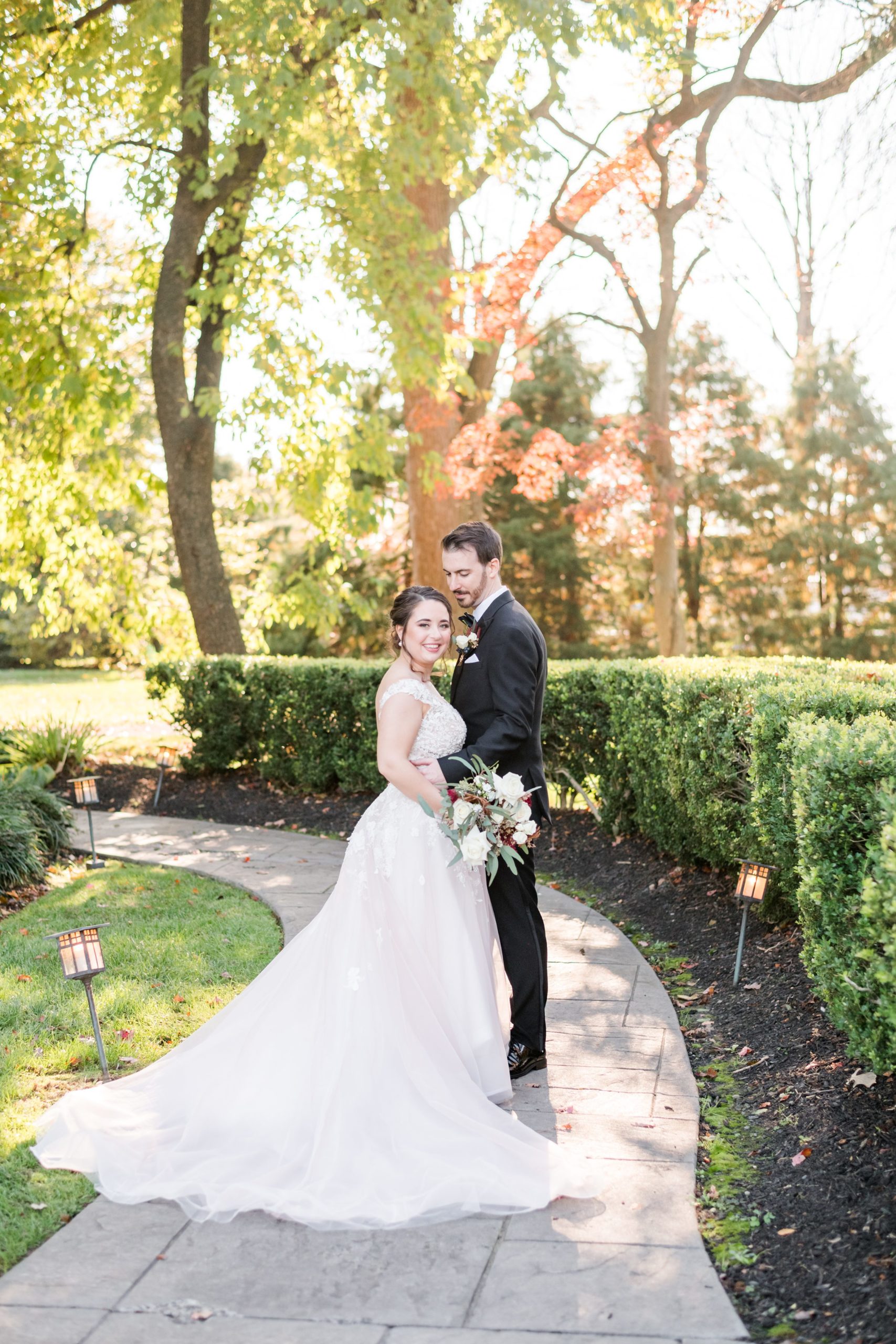 autumn wedding at Knowlton Mansion