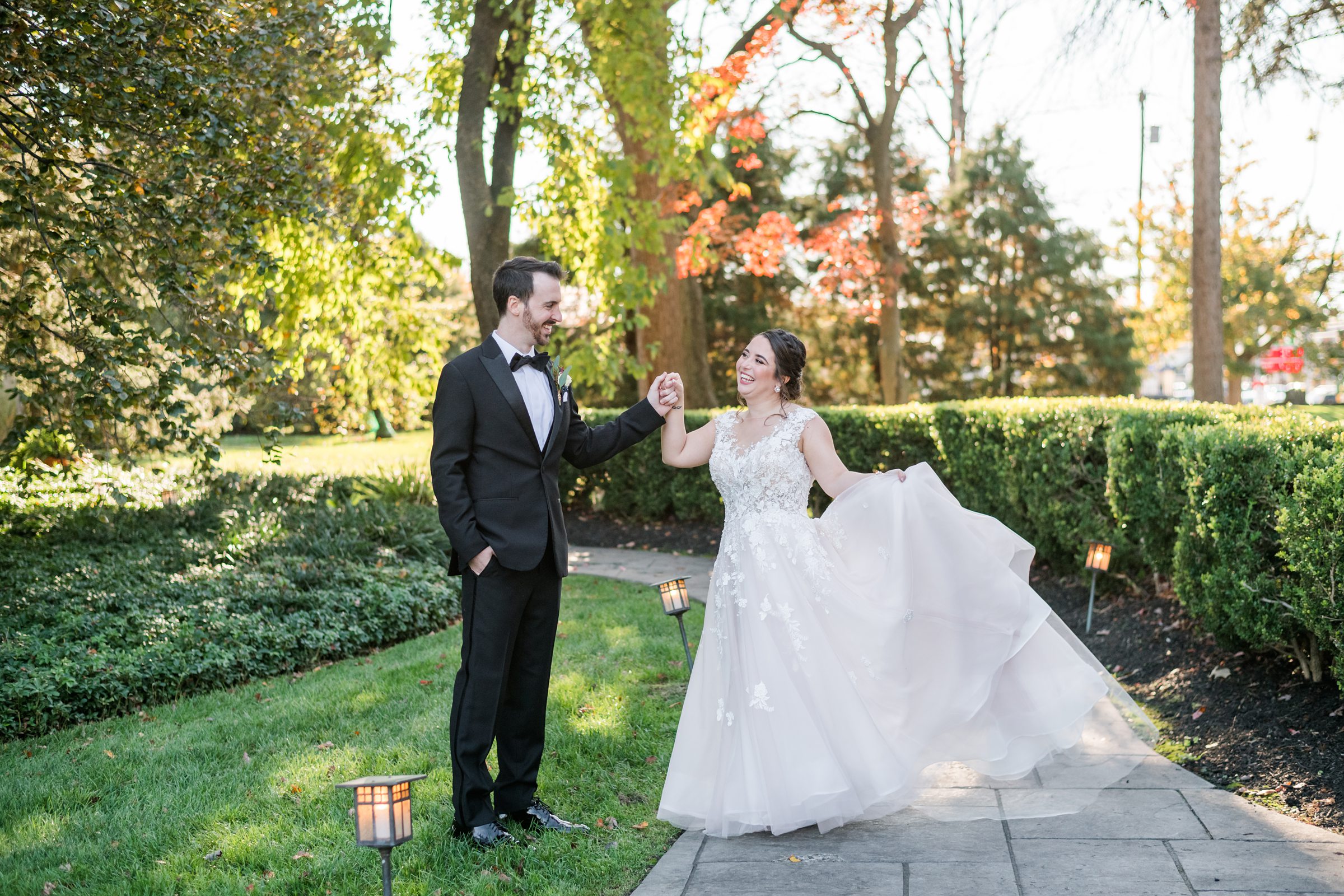 autumn wedding at Knowlton Mansion