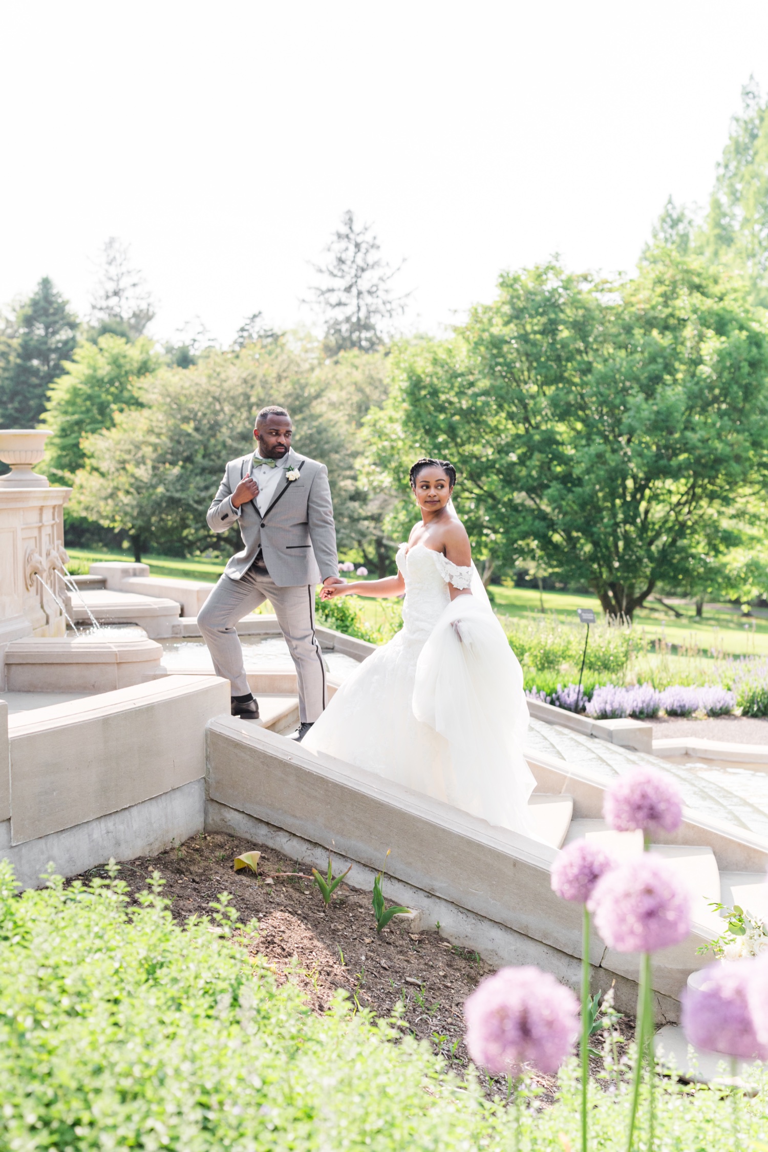 Morris Arboretum Wedding Photos 